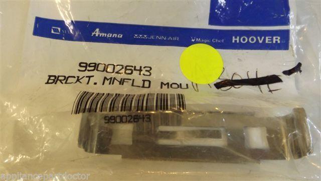 MAYTAG WHIRLPOOL DISHWASHER 99002643 BRKT--MANIFOLD MNT NEW IN BAG MAYTAG WHIRLPOOL DISHWASHER 99002643 BRKT--MANIFOLD MNT NEW IN BAG